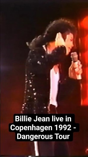 Michael Jackson - Billie Jean Live Copenhagen 1992 - Dangerous Tour #viral #dance #michaeljackson