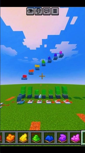 🌈 Minecraft Rainbow Sheep Waves! 😂 Most Satisfying Sheep Animation Ever 🐑