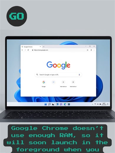 Google Chrome doesn’t use enough RAM, so it will soon launch in the foreground when you boot up your Windows 11. https://gogadget.news/S02441 #tech #news