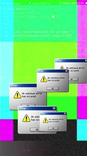 Kompyuter YOLG‘ONNI ANIQLAY Oladimi? 😳 #coding #uzbtrend #dasturlash #python
