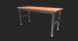 Workshop Table 3D model - Game-Ready | 3D Props | Unity Asset Store