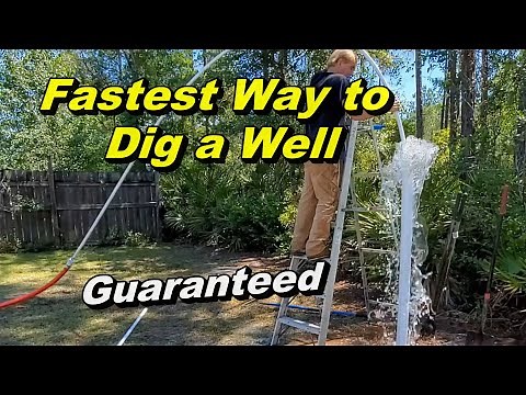 How to Dig a Well - Fastest Way - 100% GUARANTEED