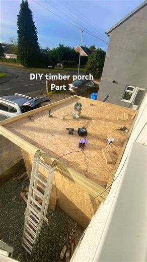 DIY timber porch build #diybuild #construction #diyideas #beforeandafter #diy #diycrafts #diyproject