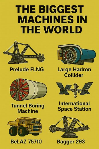 the Bagger 293 is a German-built giant bucket-wheel excavator — the largest land vehicle on Earth #Bagger293 #WorldsBiggestMachine #excavator #heavyequipment #worldrecords @Technology Pinnacle @Fauna blog♂️