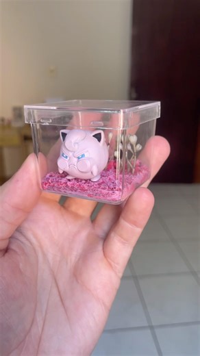 Diorama Pokémon em cubo de acrílico #miniatura #nostalgia