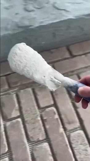 Front Porch Makeover: How to transform a cement slab porch into a beautiful brick walkway #diy #home