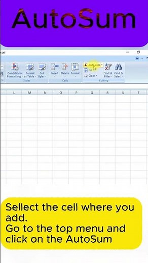 How to Use AutoSum in Excel: A Quick Guide