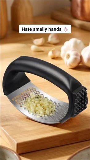 Why Garlic and Spice Press will save your time! #garlicpress #easycooking #shorts