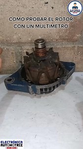 cómo probar el rotor del alternador con multimetro ? #electronicaautomotriz #electricidadautomotriz #mecanicaautomotriz #ElDedoSinUña | Autoelectronica TV