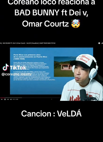 Coreano Loco Reacts to BAD BUNNY ft Dei v, Omar Courtz 🤯