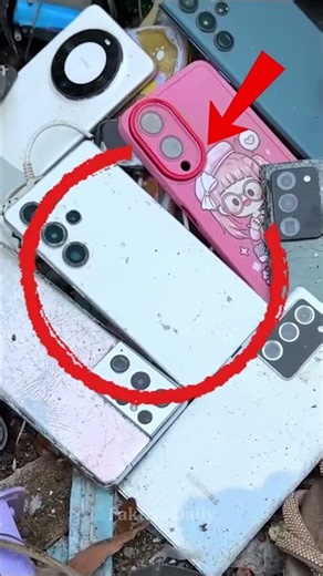 Man Finds Broken Phone in Scrap & Repairs It 😱📱 | Phone Restoration #shorts