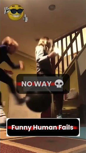 Hilarious Exercise Ball Fail Funny Gym Mistake at Home 😂 #fail #funnyvideo