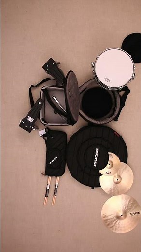 Transportez votre batterie en toute tranquillité avec les housses MONO #drummer #drums #musique