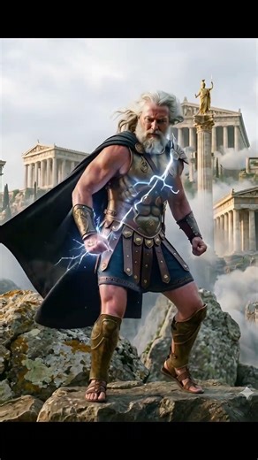 #ZEUS: The True King of Gods ⚡️ Hyper-Realistic Cinematic Art [4K] 🏛️1231 3 #ai #history #cinematic