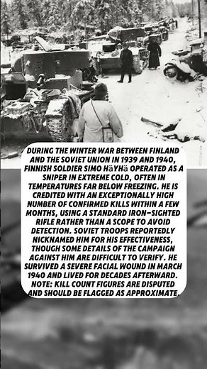 The Sniper Finland Feared to Name — Simo Häyhä