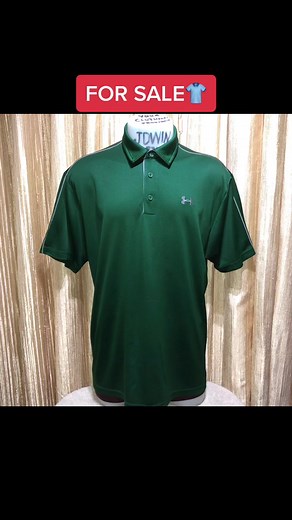 For Sale: Under Armour Men's Polo Shirt in Dark Green