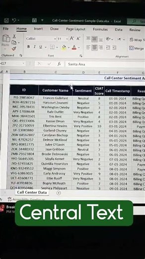 "centre Text in Excel” + Align Text #excel #dataextractor