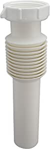 Plumb Pak PP21201 Flex 'N Fix Flanged Sink Tailpiece, 1-1/2" inlet
