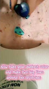 How to make a cheetah print nail for beginners #nailart #Beginners