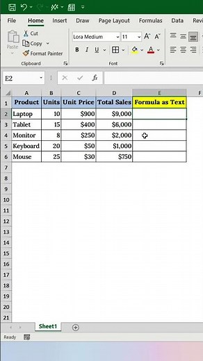 This Hidden Excel Function Shows the Formula — Not the Result!