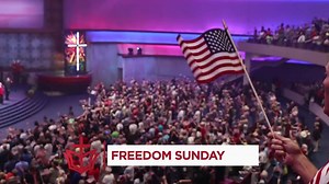 Join us at First Baptist Dallas on June 24th for Freedom Sunday! Celebrate the freedom we enjoy as Americans and Christians with patriotic music and a special message from Dr. Robert Jeffress! | First Baptist Dallas