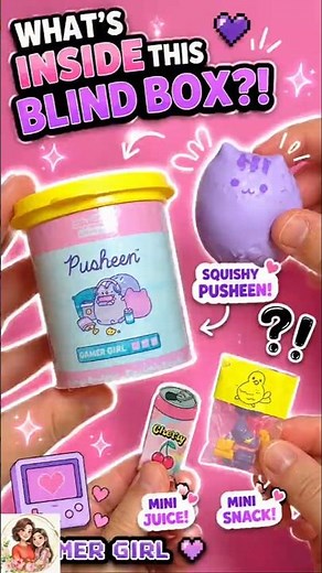 What’s Inside This Gamer Girl Blind Box?! 🎮💜 Pusheen Unboxing