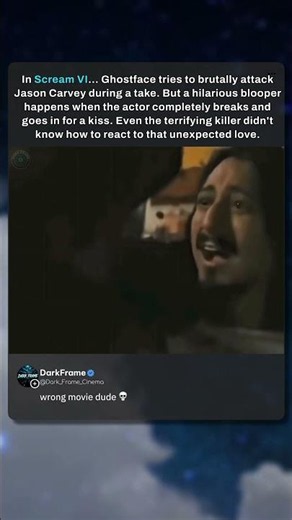 Ghostface wasn't expecting this in Scream VI #movie #blooper
