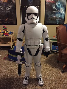 First Order Stormtrooper Costume Made from a Toy