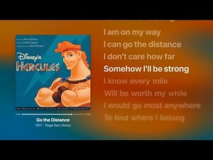 Hercules - Go the Distance (Lyrics) | Disney