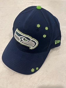SEATTLE SEAHAWKS Bling Hat: Hand-jeweled With SWAROVSKI Crystals - Etsy