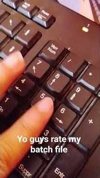 I MADE A COOL BATCH FILE #windows #microsoft #program #tech #batchfile