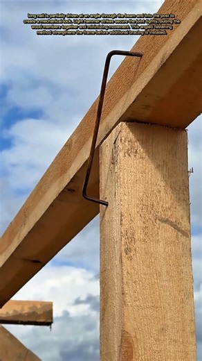 Simple Nail Lock Trick for Stronger Roof Frame Connections