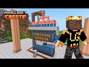 I Build Best COBBLESTONE Generate in Minecraft create mod / ‪@gamerzunlucky‬