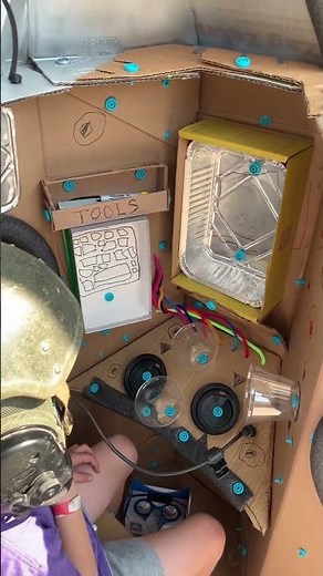 Get blown away by this epic DIY rocketship 🚀 Created with Makedo tools! #space