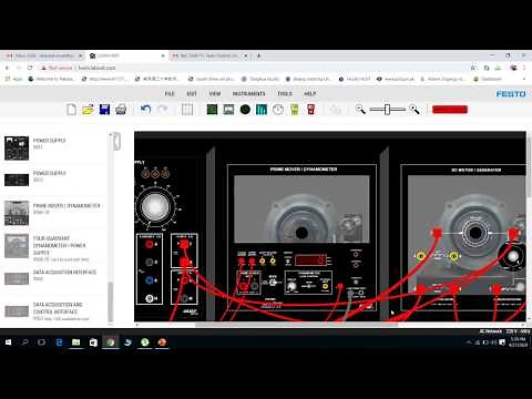 Shunt DC Motor Simulations using LVSIM Labvolt