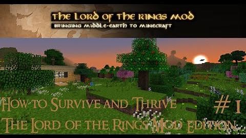 Minecraft Tutorials E01 "How to Survive Lord of the Rings Mod"