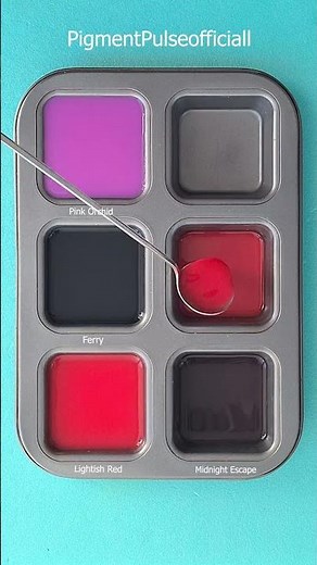 Midnight Blend | Deep Red & Blue Pigment Mix | Satisfying Color Flow