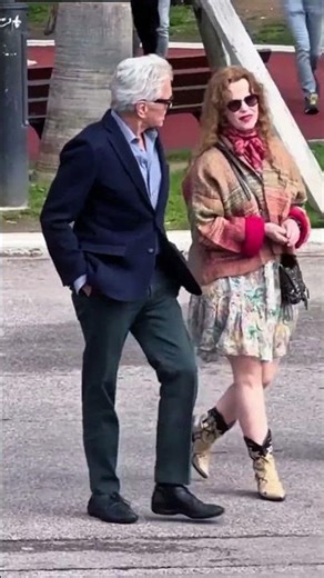 Michael Douglas coming for an Event with beautiful Lady 😍❤️ #michaeldouglas