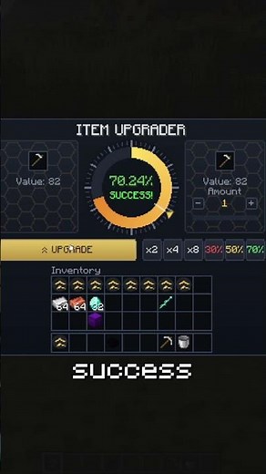 WHAT IF YOU COULD UPGRADE YOUR ITEMS IN #MINECRAFT