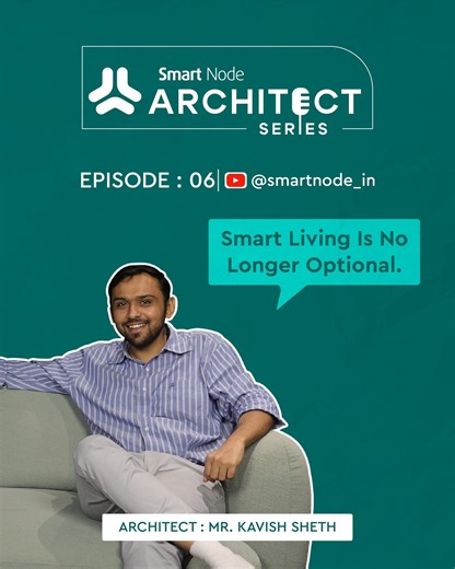 Smart Node - Home Automation on Instagram: "Automation is no longer a luxury it’s a lifestyle essential. In this episode Mr. Kavish Sheth, Founder of Designers Circle, shares how smart automation has become a must-have in modern interiors. From effortless automated curtains to intelligent sprinkler systems, comfort and convenience are now built into everyday living. The takeaway? Every home, at every budget, deserves a touch of smart living. Visit: https://smartnode.in/ #SmartNode #HomeAutomatio