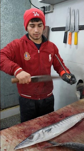 Knife Sharpening Masterclass: Young Chef Preps for a Barracuda Cut