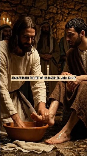 JESUS WASHED THE FEET OF HIS DISCIPLES, John 13:1-17