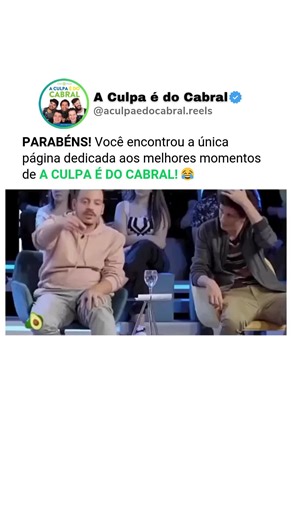 📺A Culpa é do Cabral Reels😂🇧🇷 on Instagram: "Siga👉 @aculpaedocabral_reels 😂 🧭 10 Curiosidades sobre A Culpa é do Cabral Origem do nome O título faz uma brincadeira com o “descobrimento do Brasil” — como se os problemas do país fossem “culpa” de Pedro Álvares Cabral. A ideia combina humor e crítica social de forma leve. Estreia e emissora O programa estreou em 2016 no canal Comedy Central Brasil e rapidamente se tornou um dos maiores sucessos de humor da TV por assinatura. Elenco fixo de h