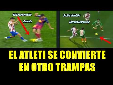 EL ATLÉTICO HACE TRAMPAS EN REDES CON EL DESPEJE DE GERARD MARTÍN | QUÉ TRISTE...