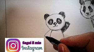 how to draw a panda  kawaii