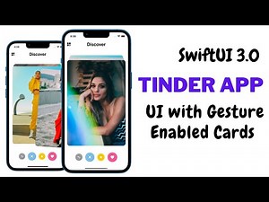 SwiftUI 3.0 - Tinder App UI With Gesture Enabled Cards - Notification Center - Complex UI - Xcode 13
