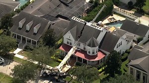Crane crashes into Orlando home