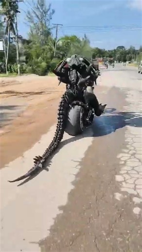 unbelievable #predator #alien #cosplay #rider #bikelover