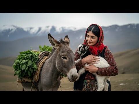 Village Life In Iran: Amazing Bread Baking & Donkey Riding By A Girl