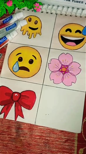 Emoji Art Challenge||Day-17|| Please subscribe and like this vedio and comment the emoji🙏#viral 🙏